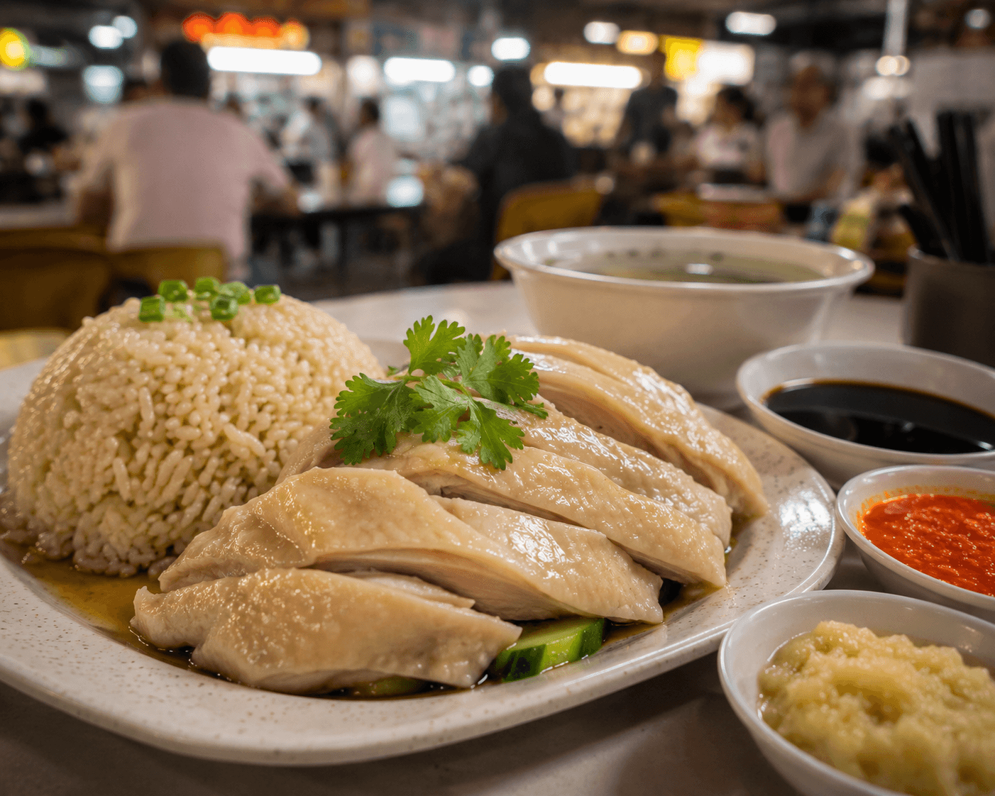 Hainanese Chicken Rice