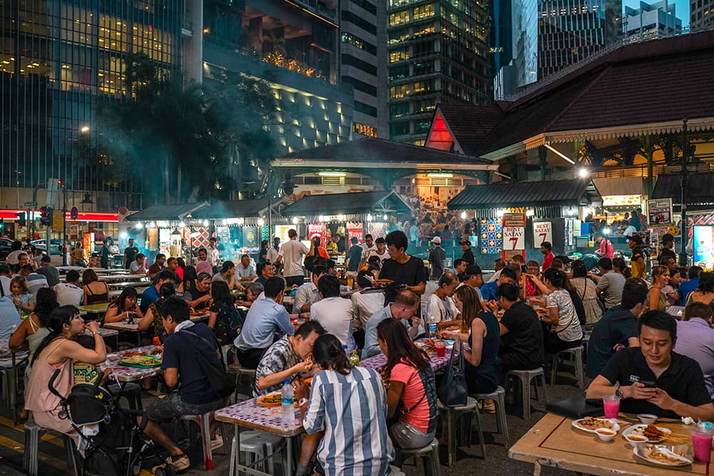 Lau Pa Sat Satay Street